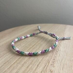 10/$25 Purple Mint Woven Bracelet